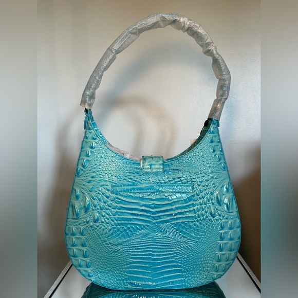 BRAHMIN | Fallon Tropic Blue Melbourne Shoulder Bag NWT - Picture 3 of 3
